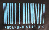 815 Barcode Glow-n-dark T-shirt- $22