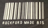 815 Barcode Glow-n-dark T-shirt- $22