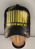 815 Barcode Glow Trucker Hat-$15