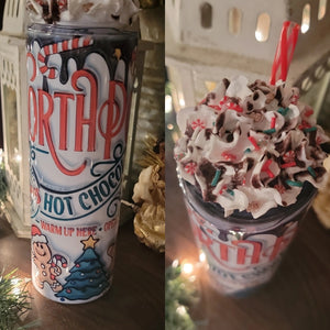 Holiday Faux Whipped Tumblers