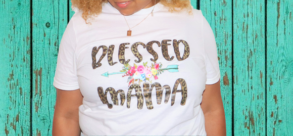 Blessed Mama Tee $20.00